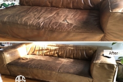 Furniture-Leather-Seat-Repair-Reupholstery-Partial-change-color-dye-match-aniline-waxed-unprotected-finished